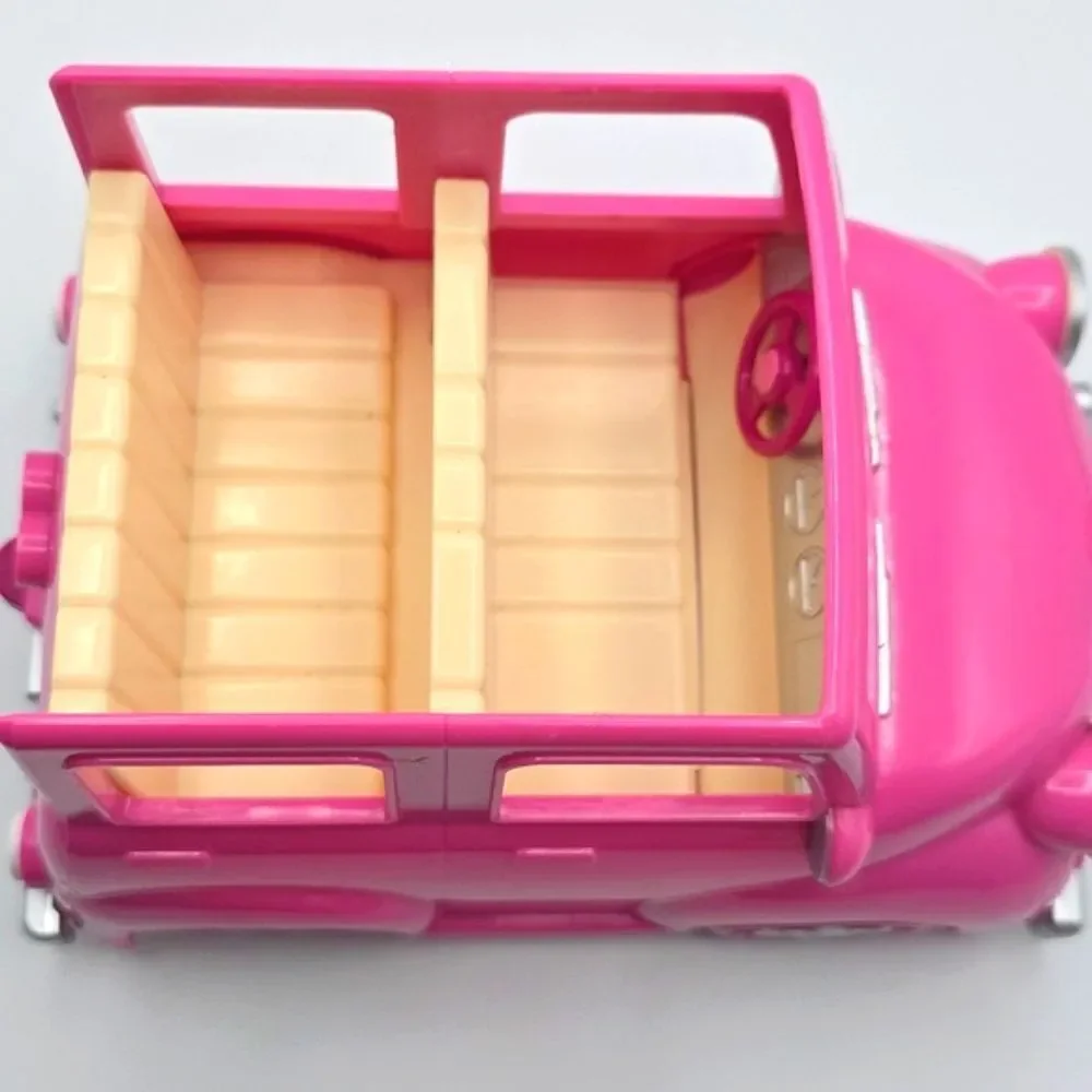 Li'l Woodzeez Pink Happy CAMP3R Breezy Buggy Car Toy